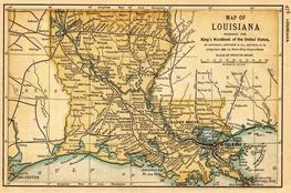 1891 Louisiana Map