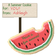A Summer Cookie