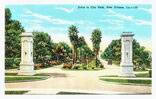 New Orleans City Park Postcard