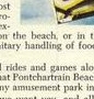 Pontchartrain Beach Brochure